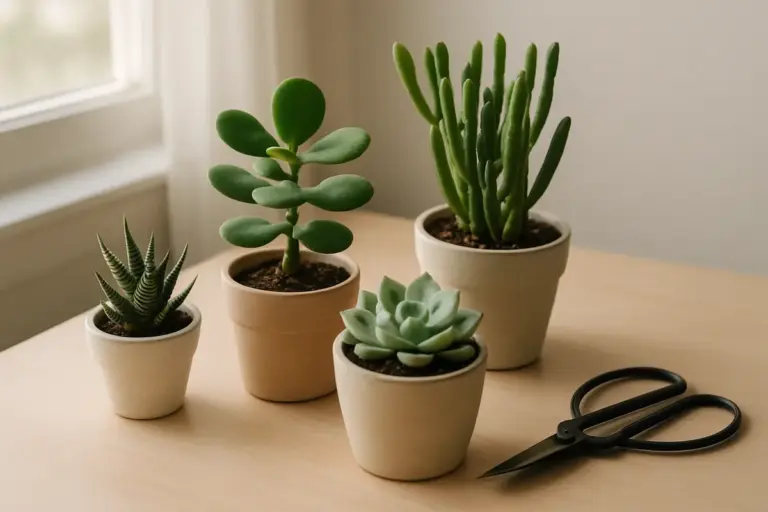 Come potare le piante grasse: guida pratica per crassula ovata e altre succulente