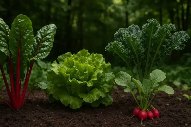 Quali ortaggi crescono bene all’ombra? Scopri le varietà che garantiscono raccolti abbondanti anche senza sole