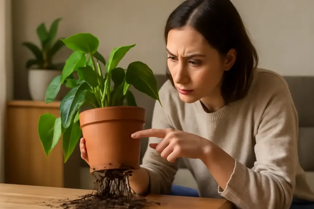 Come capire quando una pianta da interno ha bisogno di essere rinvasata? Il segnale che spesso si sottovaluta