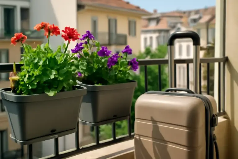 Vasi autoirriganti per balcone: soluzione ideale per chi parte spesso