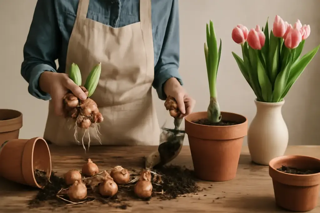È meglio dividere o rinvasare i bulbi di fiori? Il metodo per una fioritura ricca ogni anno