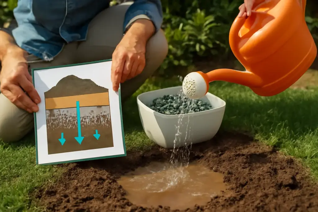 Vuoi evitare i ristagni d’acqua? Soluzioni di progettazione per terreni sempre sani e drenanti
