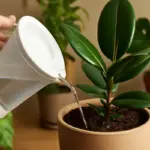 Bagnare le piante d’appartamento con acqua del rubinetto: l’accorgimento che previene macchie e danni