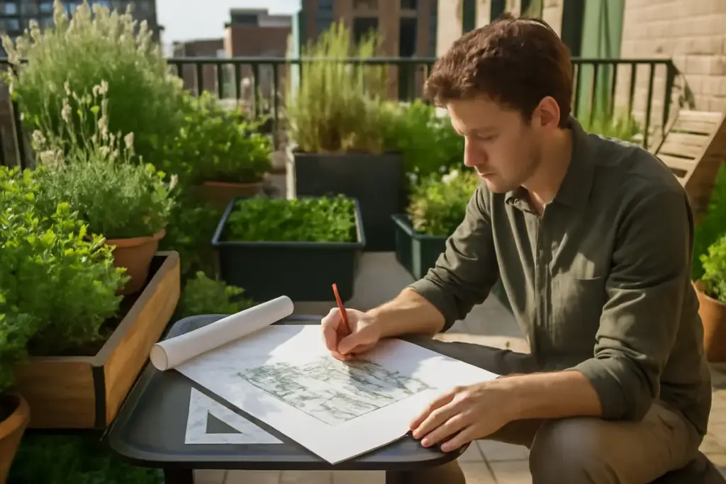 Giardino pensile su terrazzo: progettazione passo passo per sfruttare anche piccoli spazi urbani